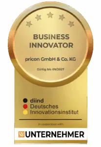 pricon ist ausgezeichnet - Business Innovator mit dem Konzept "LocalFrame.Works"